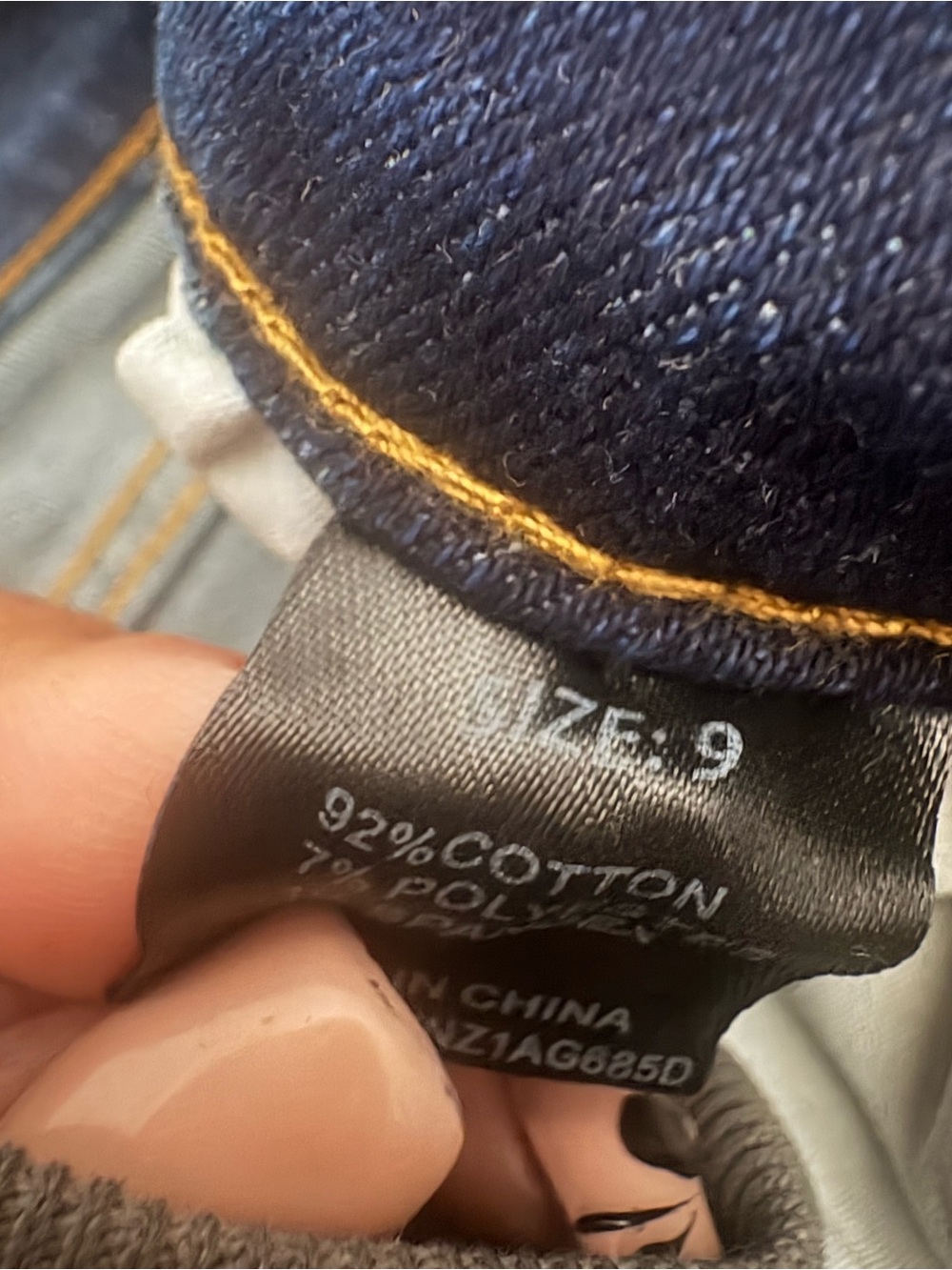 Fashion Nova Distressed Dark Blue Denim Jean Shorts - Picture 4 of 4